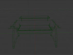 computer desk 3D Model