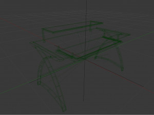 computer desk 3D Модель
