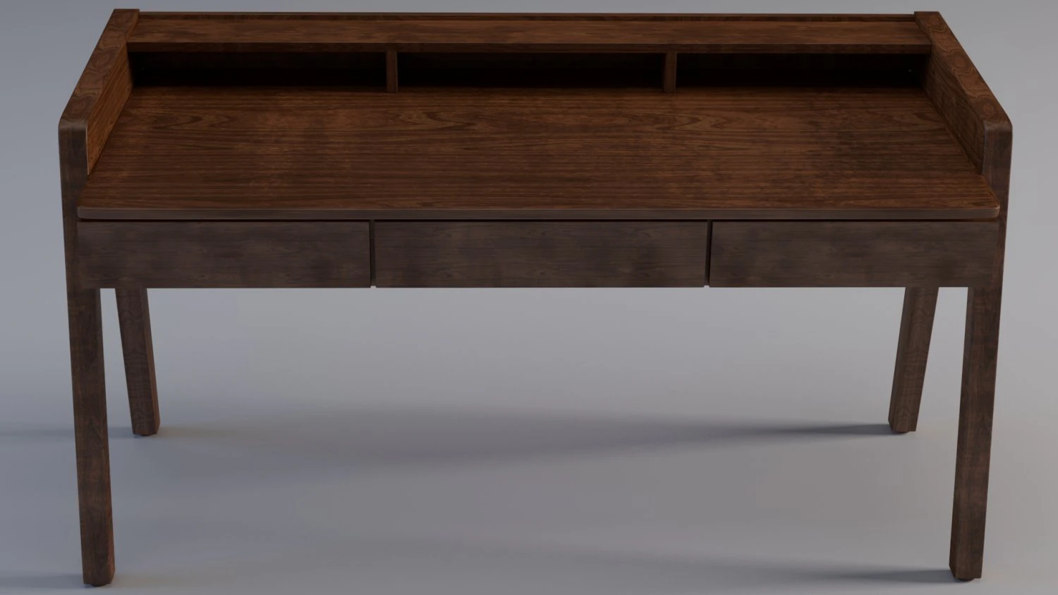 writing desk 3D Model .c4d .max .obj .3ds .fbx .stl .blend 