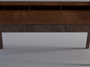 writing desk 3D मॉडल