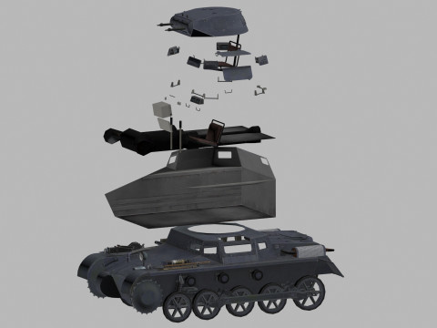 Pz-ia 3lod 3D 모델