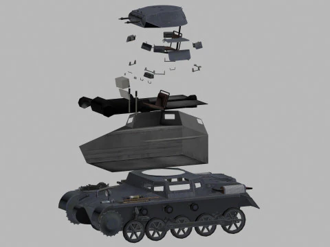 Pz-ia 3lod 3D Model