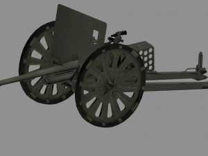 37mm atg type94 3lod 3D मॉडल