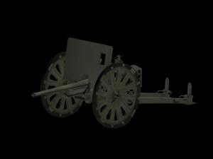 37mm atg type94 3lod 3D मॉडल