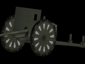 37mm atg type94 3lod 3D मॉडल