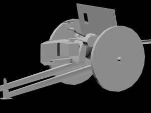 37mm atg type94 3lod 3D मॉडल