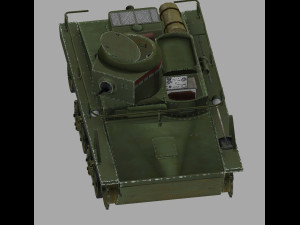 t-37 amphibious scout tank 3D Модель