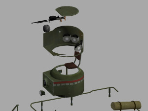 t-37 amphibious scout tank 3D Модель