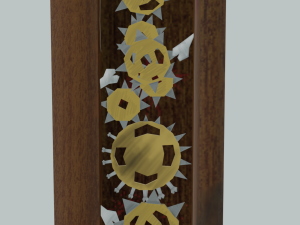 scary clock 3D 모델
