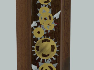 orologio spaventoso Modello 3D