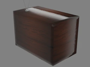 古いテレビ 3Dモデル