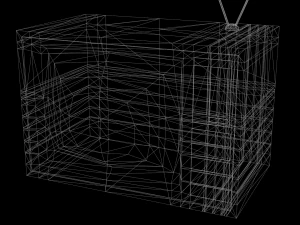 古いテレビ 3Dモデル