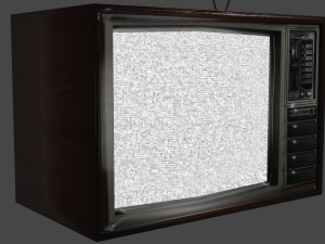 old tv Modelo 3D