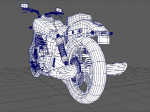 triumph thunderbird 1600 Modèle 3D