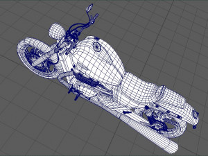 triumph thunderbird 1600 Modèle 3D