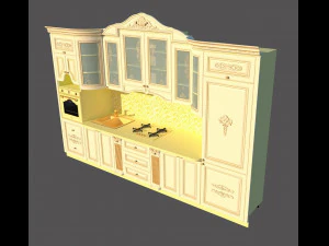 kitchen classik 3D Model