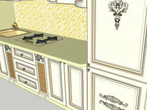 kitchen classik 3D Model