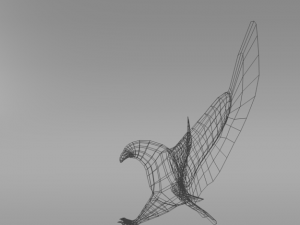 bald eagle Modello 3D