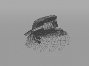 barn owl Model 3D
