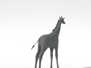 girafa Modelo 3D