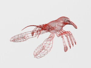 lagosta Modelo 3D