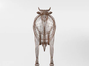 brown cow 3D Model