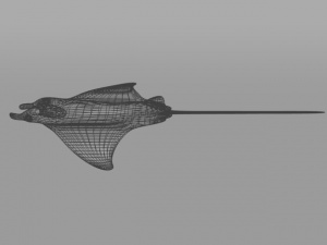 manta ray 3D 模型