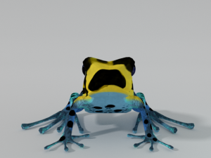 amazonian frog 3D-Modell