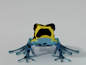 żaba amazońska Model 3D