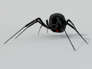 black widow 3D 모델
