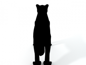 black panther 3Dモデル