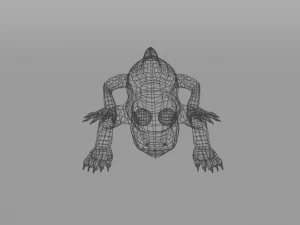 komodo dragon 3D Model