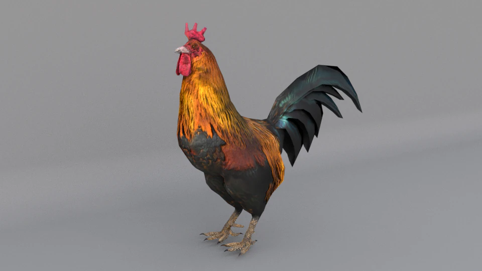 animal animals low poly lowpoly nature fbx gameready realistic bird 3D Model .c4d .max .obj .3ds .fbx .stl .blend 