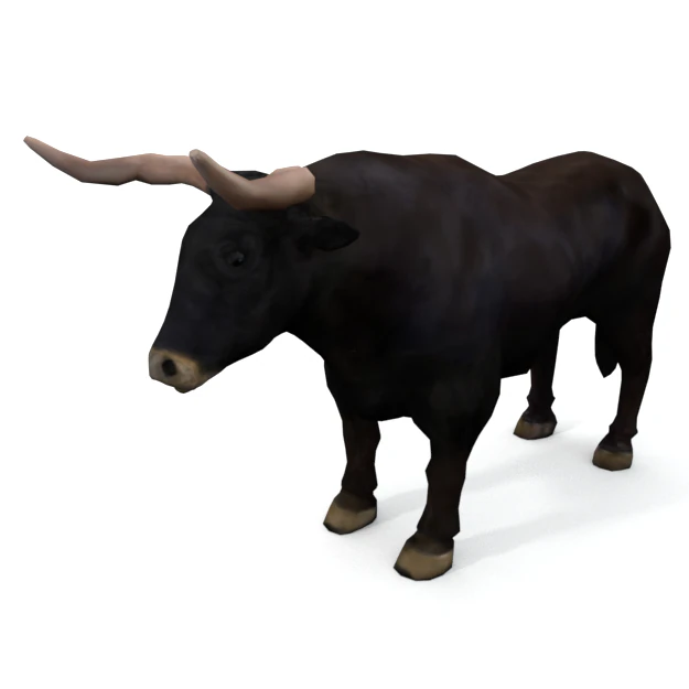 bull mammal 3D Model .c4d .max .obj .3ds .fbx .stl .blend 