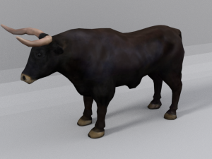 bull mammal 3D Model