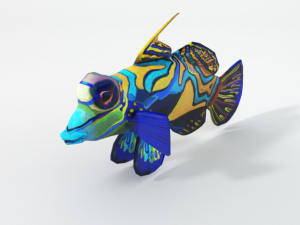 mandarin fish 3D Model