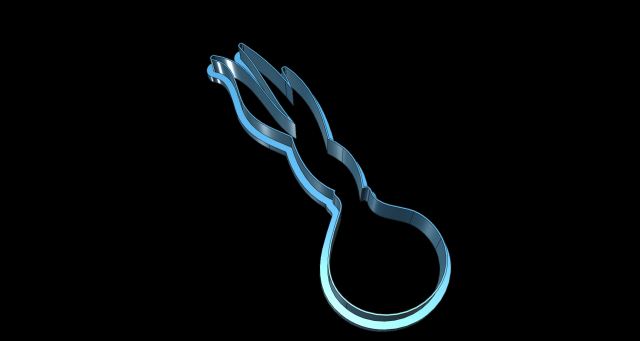 onion cutter cookies 3Dモデル .c4d .max .obj .3ds .fbx .stl .blend 