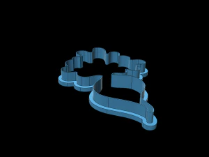 redish cutter cookies 3D Model