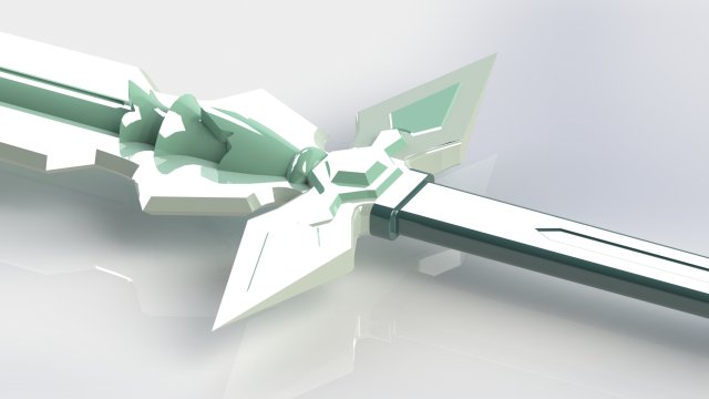 dark repulser sword art online 3D Model .c4d .max .obj .3ds .fbx .stl .blend 
