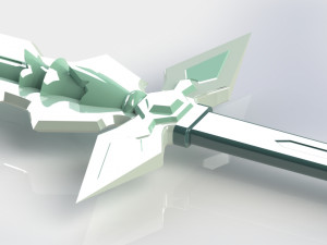 dark repulser sword art online 3D Model