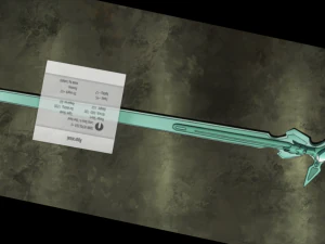 dark repulser sword art online 3D Model