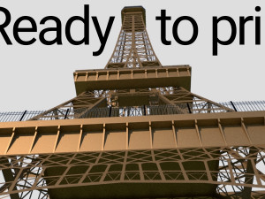 eiffel tower for printing 3d Model Cetak 3D
