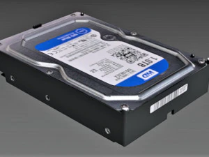 hdd sata wd10ezex 1tb 3D Model