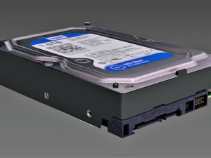 hdd sata wd10ezex 1tb 3D 모델