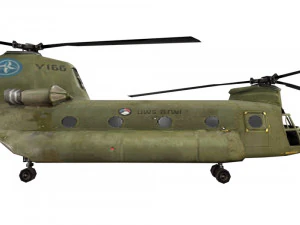 helicopter game ready model 3D Model