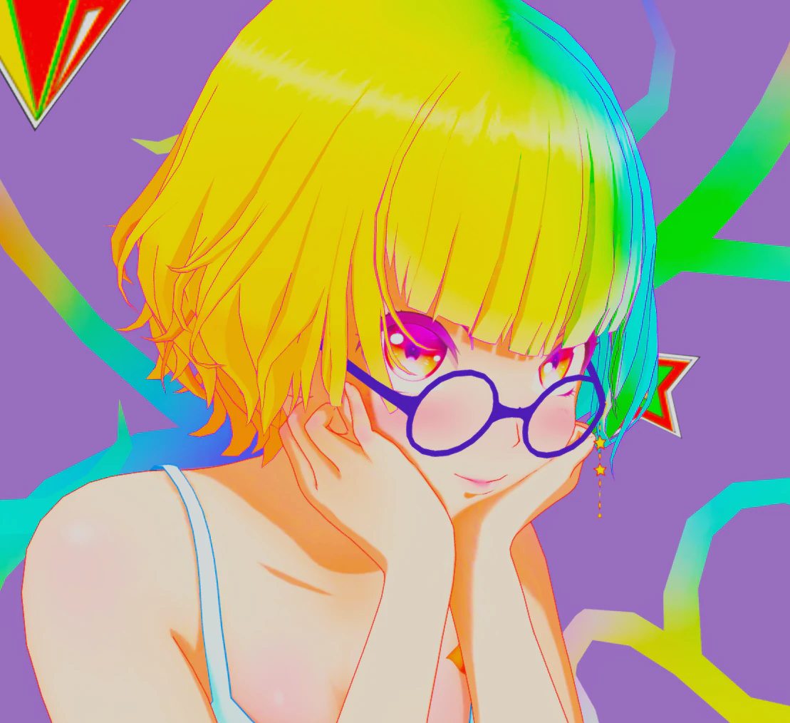 Cute anime girl 3D Model .c4d .max .obj .3ds .fbx .stl .blend