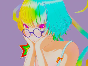 Cute anime girl 3D Model