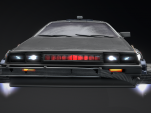 Sci-Fi car concepted to the Parzivals Delorean from the film Ready Player One 3D Model