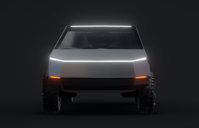 Cyber truck - Tesla 3D 모델 .c4d .max .obj .3ds .fbx .stl .blend 
