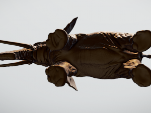 Elephant 3D printable scan 3D 프린트 모델